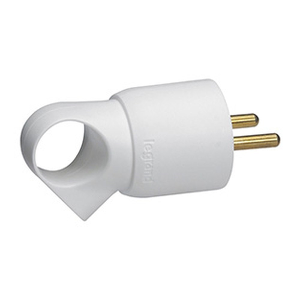 LEGRAND 050103Legrand Beyaz renk fransız standartı UPS erkek fişLegrand 2P + T, - Fiş - Beyaz{ubercoelektromarket}