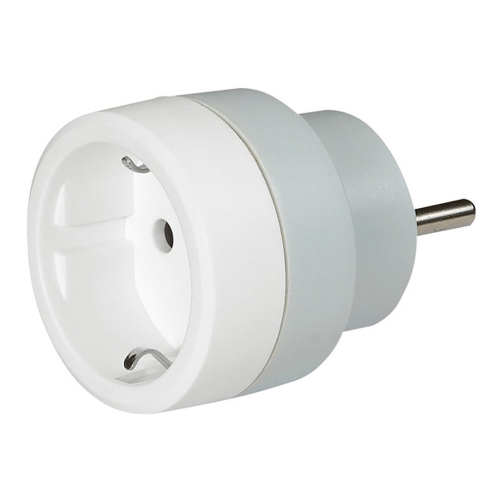 LEGRAND 050382Legrand Fransız standartı prizi alman standartı prize dönüştüren adaptörLegrand Adaptörler - Adaptör (Alman std --> Fransız std){ubercoelektromarket}
