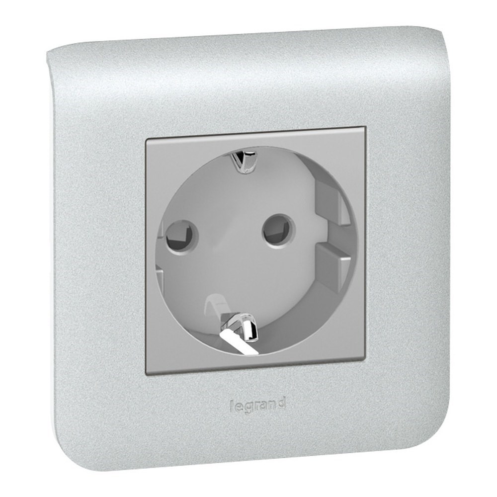 LEGRAND 079213Legrand Alüminyum DLP Gulot Kanalı İçin Sistem Armada Prizi - 2 Modül, 2P+T, AlüminyumLegrand Alüminyum DLP Gulot Kanalı İçin Sistem Armada Prizi{ubercoelektromarket}