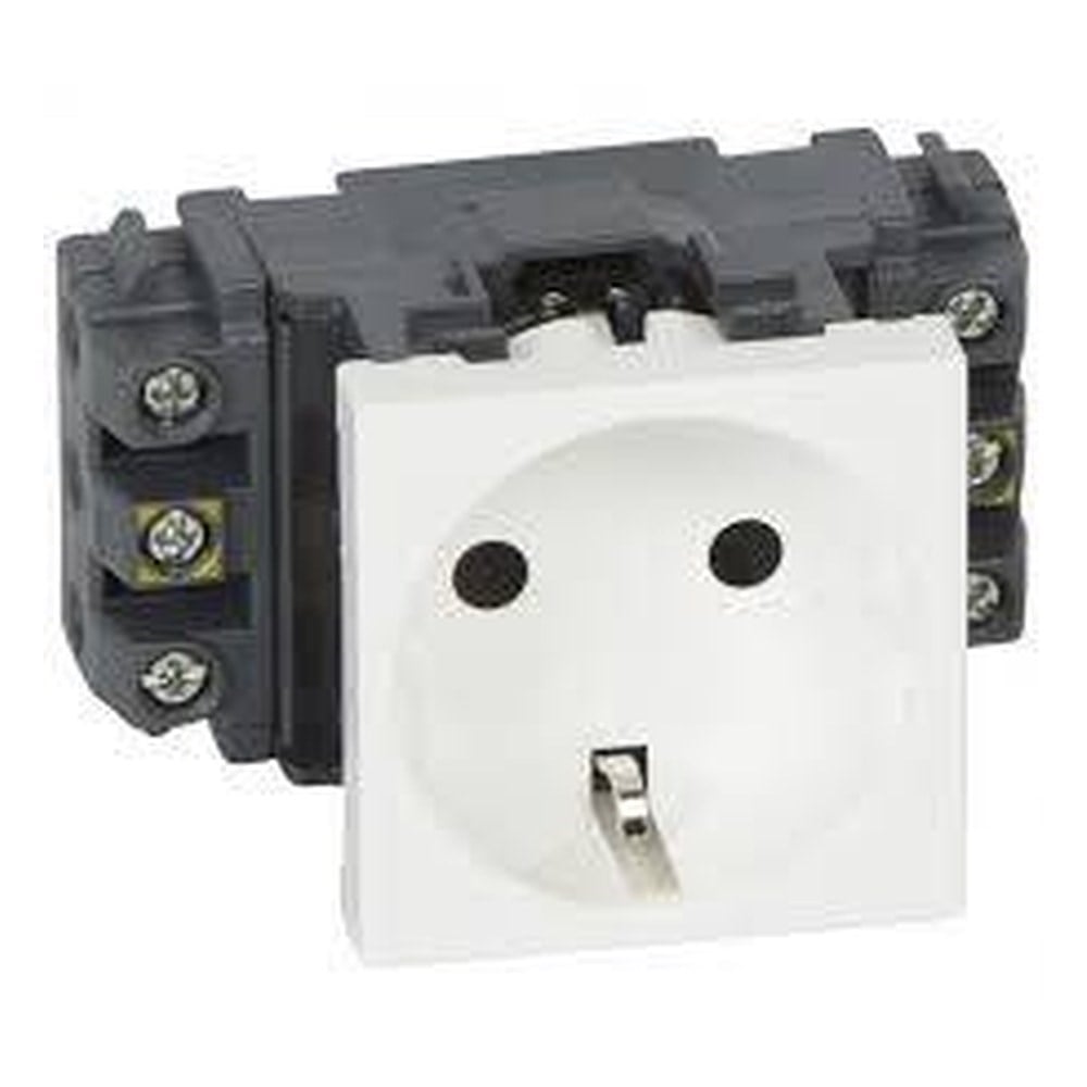 LEGRAND 077601Legrand Alüminyum DLP Gulot Kanalı İçin Sistem Armada Prizi - 2 Modül, 1x2P+T, BeyazLegrand Alüminyum DLP Gulot Kanalı İçin Sistem Armada Prizi{ubercoelektromarket}