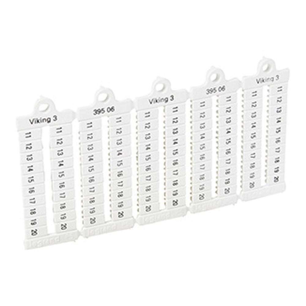 LEGRAND 039506Legrand CAB 3 İşaretleme Sistemi - Tekrarlanma Rakamlar - 10 kez 11-20 - Kesit 0,5-1,5 mm²Legrand CAB 3 İşaretleme Sistemi - Tekrarlanma Rakamlar{ubercoelektromarket}