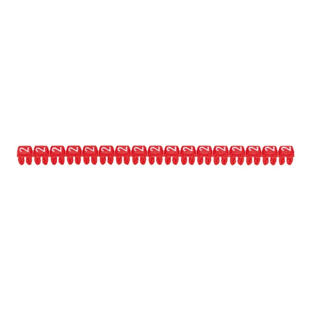 LEGRAND 038232Legrand CAB 3 İşaretleme Sistemi - Viking 3 klemens/kablo rakam işaretleme - Rakam 2 - Kesit 4-6 mm²Legrand CAB 3 İşaretleme Sistemi - Viking 3 klemens-kablo{ubercoelektromarket}