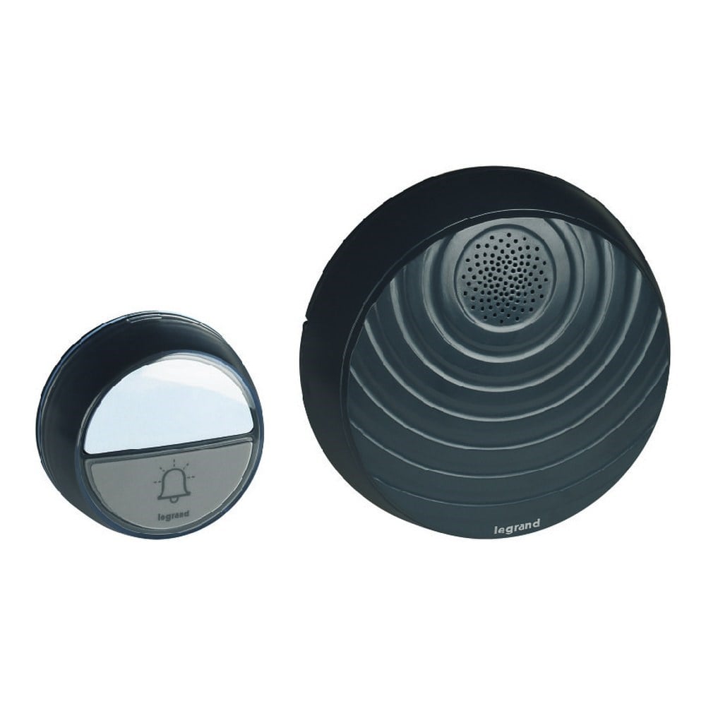 LEGRAND 094253Legrand Comfort serisi RF zil kiti, IP44 zil butonu - AntrasitLegrand Comfort serisi RF zil kiti, IP44 zil butonu{ubercoelektromarket}