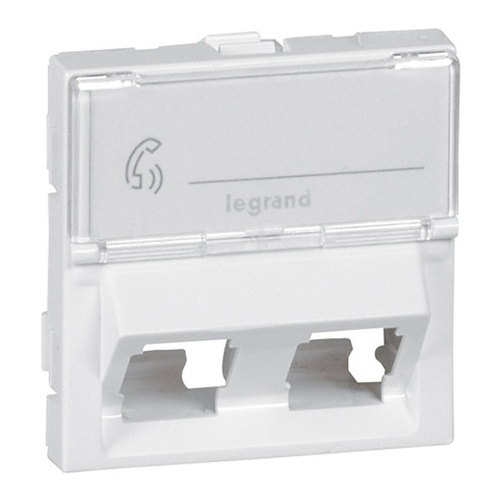 LEGRAND 078613Legrand Data Prizi, Keystone Adaptör, 2 Çıkışlı, 45°, 2M, BeyazLegrand Data Prizi, Keystone Adaptör, 2 Çıkışlı, 45°, 2M{ubercoelektromarket}