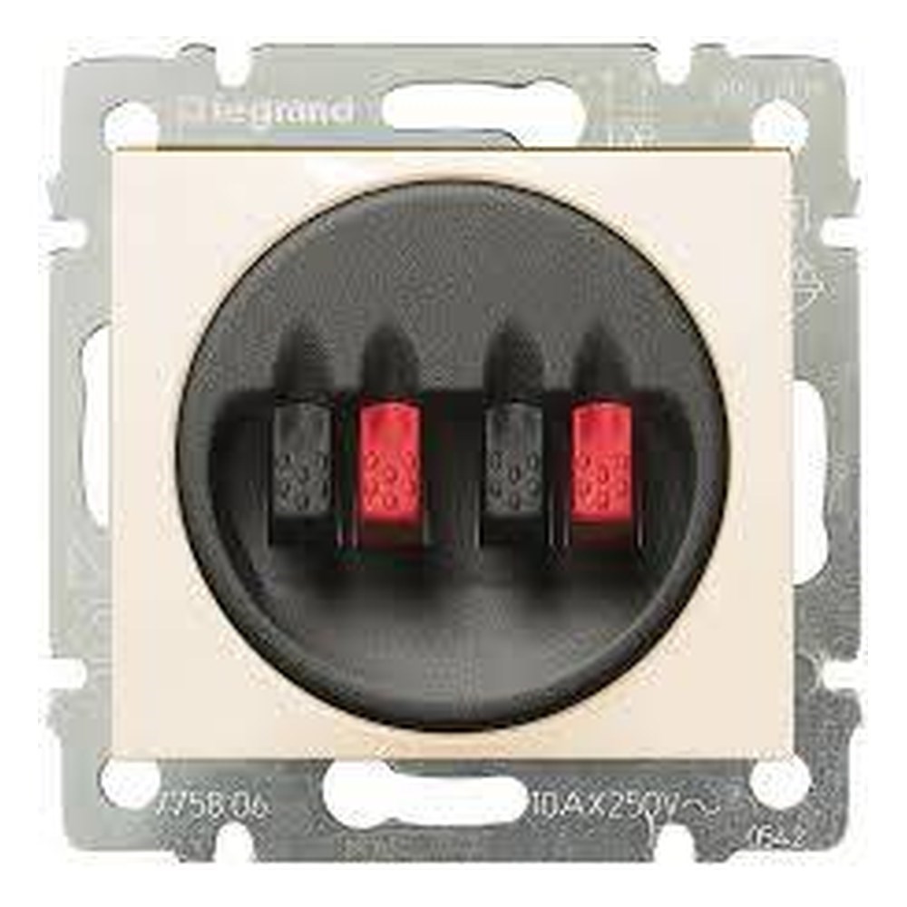 LEGRAND 774324Legrand Diğer - 2'li hoparlör prizi - BejLegrand Diğer - 2li hoparlör prizi - Bej{ubercoelektromarket}