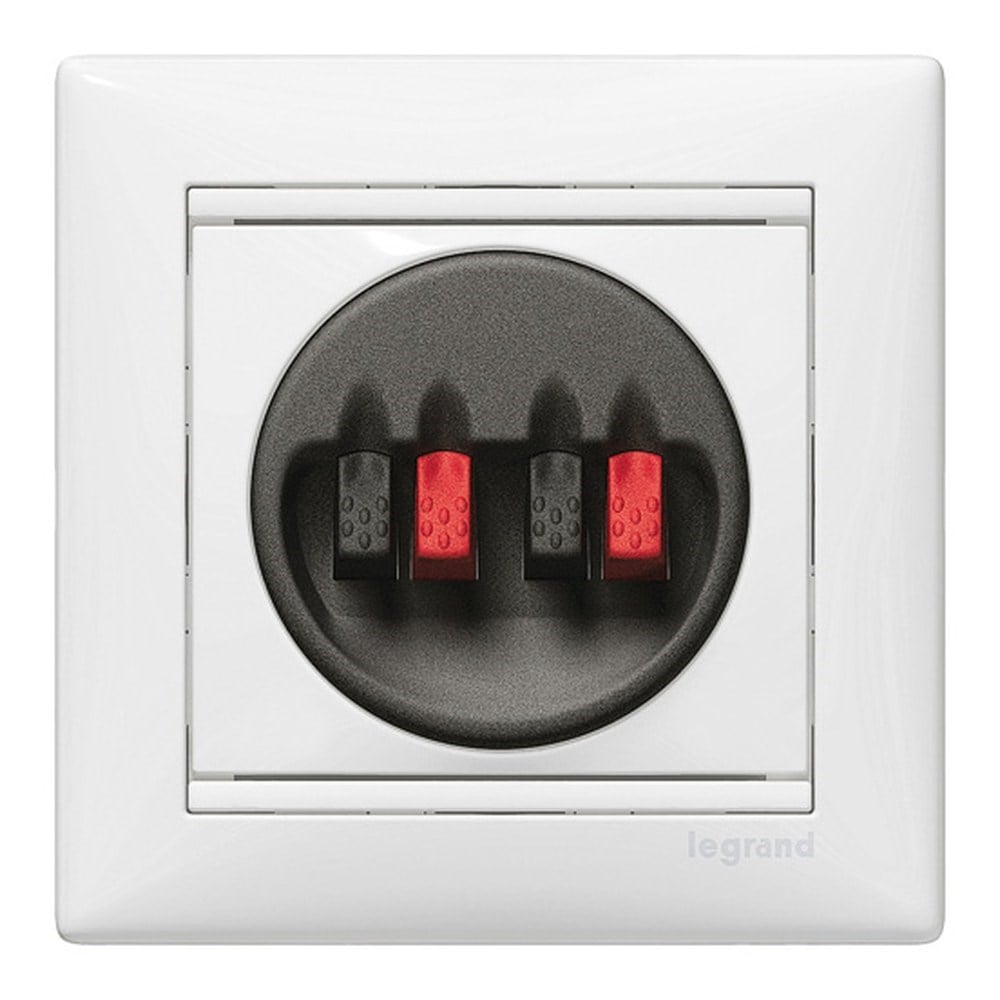 LEGRAND 774424Legrand Diğer - 2'li hoparlör prizi - BeyazLegrand Diğer - 2li hoparlör prizi - Beyaz{ubercoelektromarket}
