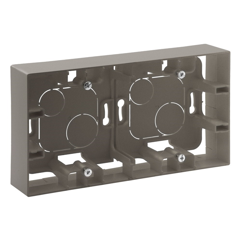LEGRAND 768548Legrand Diğer Ürünler - İkili sıva üstü kasa - BronzLegrand Diğer Ürünler - İkili sıva üstü kasa - Bronz{ubercoelektromarket}