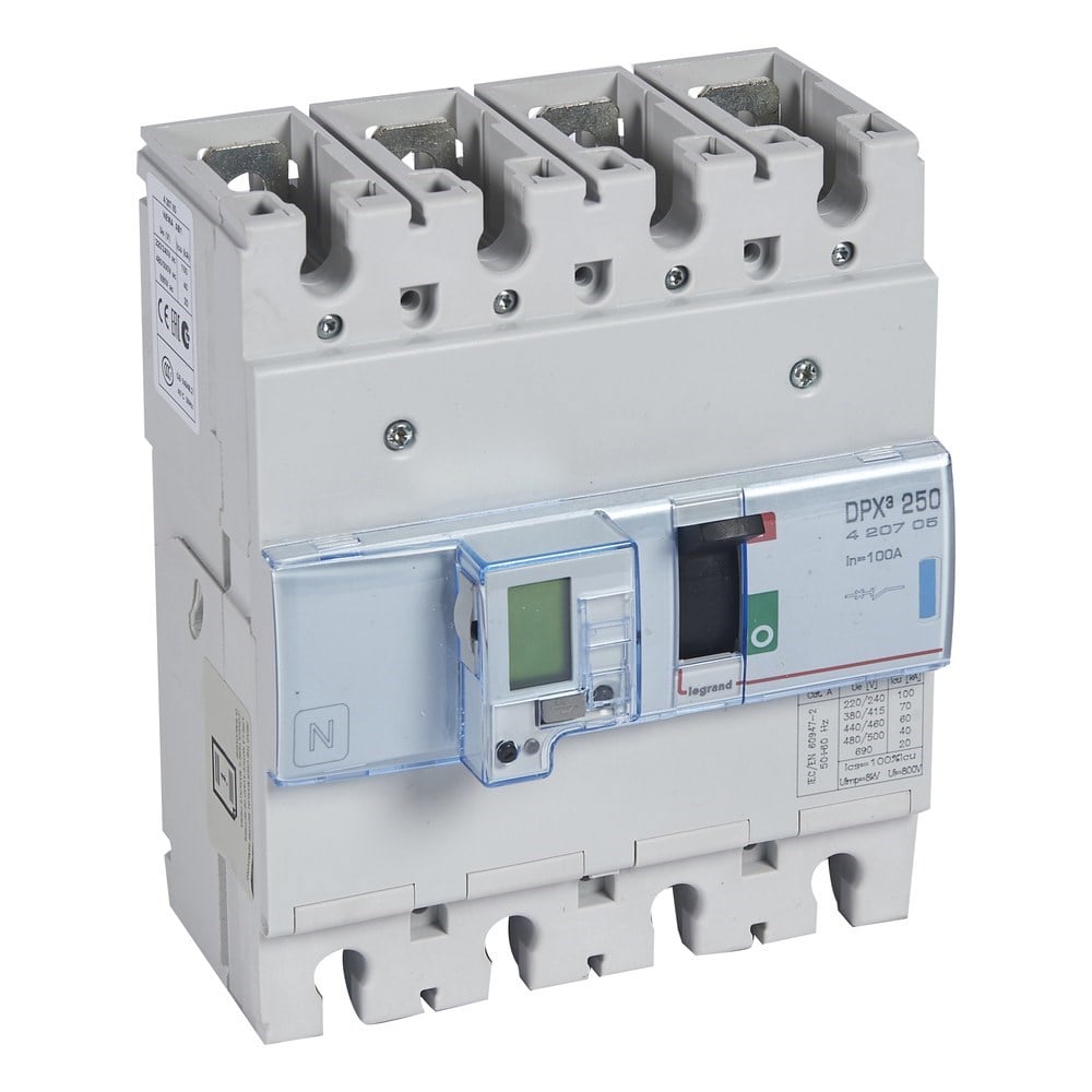 LEGRAND 420705Legrand DPX³250 ELE&SG 4P 100A 70kALegrand DPX³250 ELE&SG 4P 100A 70kA{ubercoelektromarket}