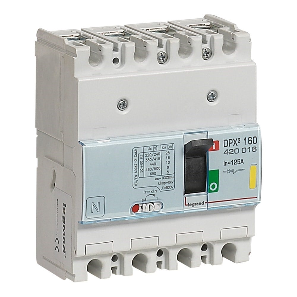 LEGRAND 420016Legrand DPX3 160 Kompakt Şalter - Termik manyetik - 4 kutup - Icu(kA) 16 - In(A) 125Legrand DPX3 160 Kompakt Şalter - Termik manyetik - 4 kutup{ubercoelektromarket}