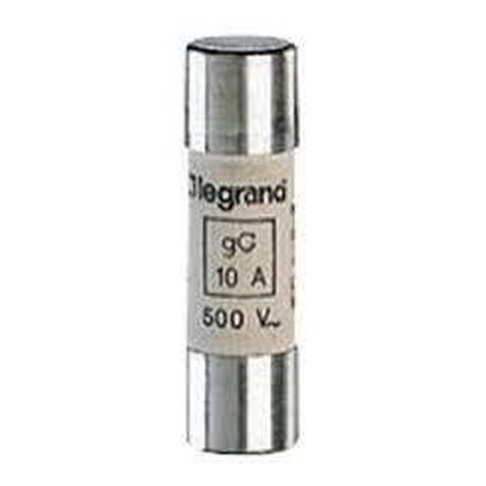 LEGRAND 013310Legrand Endüstriyel Kartuş gG (Hızlı Tip) - 10x38 - 10A 500V~ - GöstergesizLegrand Endüstriyel Kartuş gG (Hızlı Tip) - 10x38 - 10A{ubercoelektromarket}