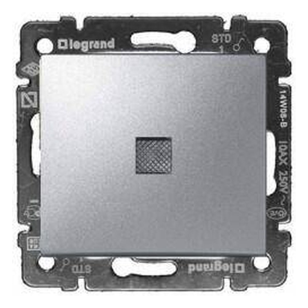 LEGRAND 770110Legrand Valena Işıklı anahtar mekanizma 10 A - 250V - AlüminyumLegrand Işıklı Kumanda Mekanizmaları - Işıklı Anahtar{ubercoelektromarket}