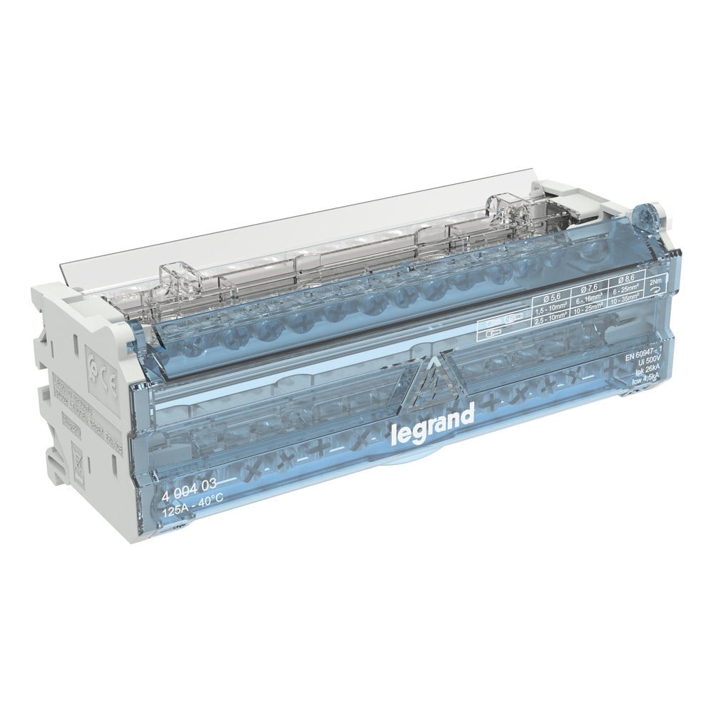 LEGRAND 400403Legrand Monoblok Modüler Dağıtıcı 2 Kutuplu - 125A (8 Modül)Legrand Monoblok Modüler Dağıtıcı 2 Kutuplu - 125A (8 Modül){ubercoelektromarket}