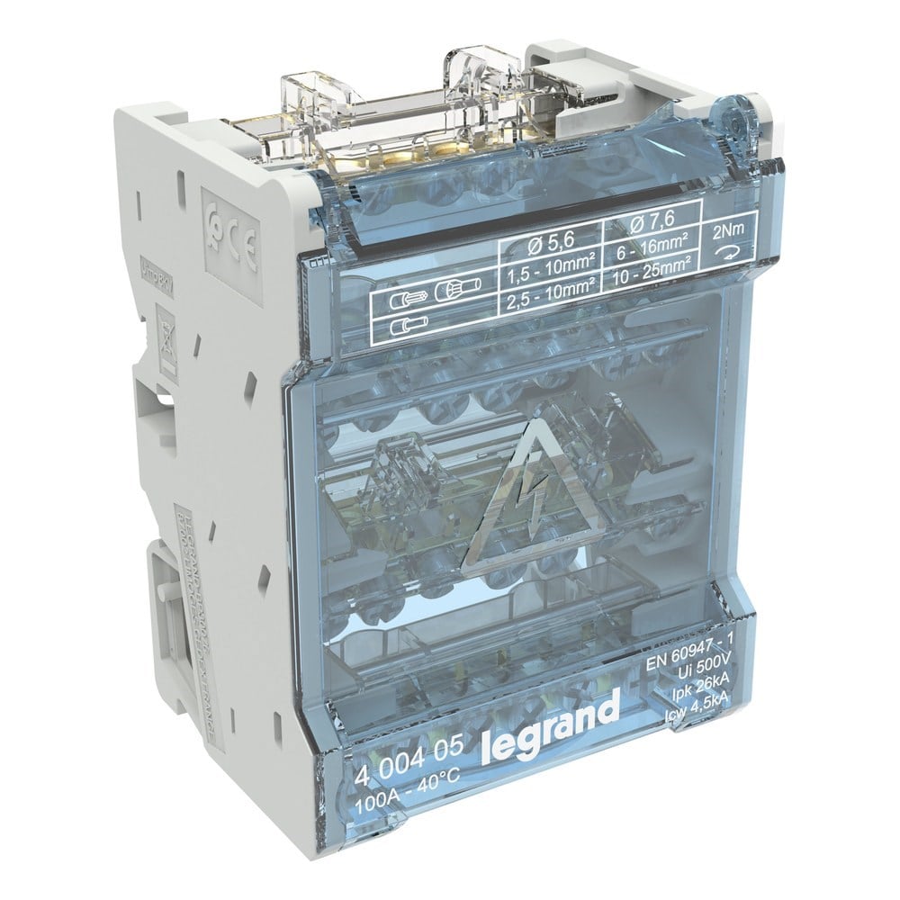 LEGRAND 400405Legrand Monoblok Modüler Dağıtıcı 4 Kutuplu - 100A (4 Modül)Legrand Monoblok Modüler Dağıtıcı 4 Kutuplu - 100A (4 Modül){ubercoelektromarket}