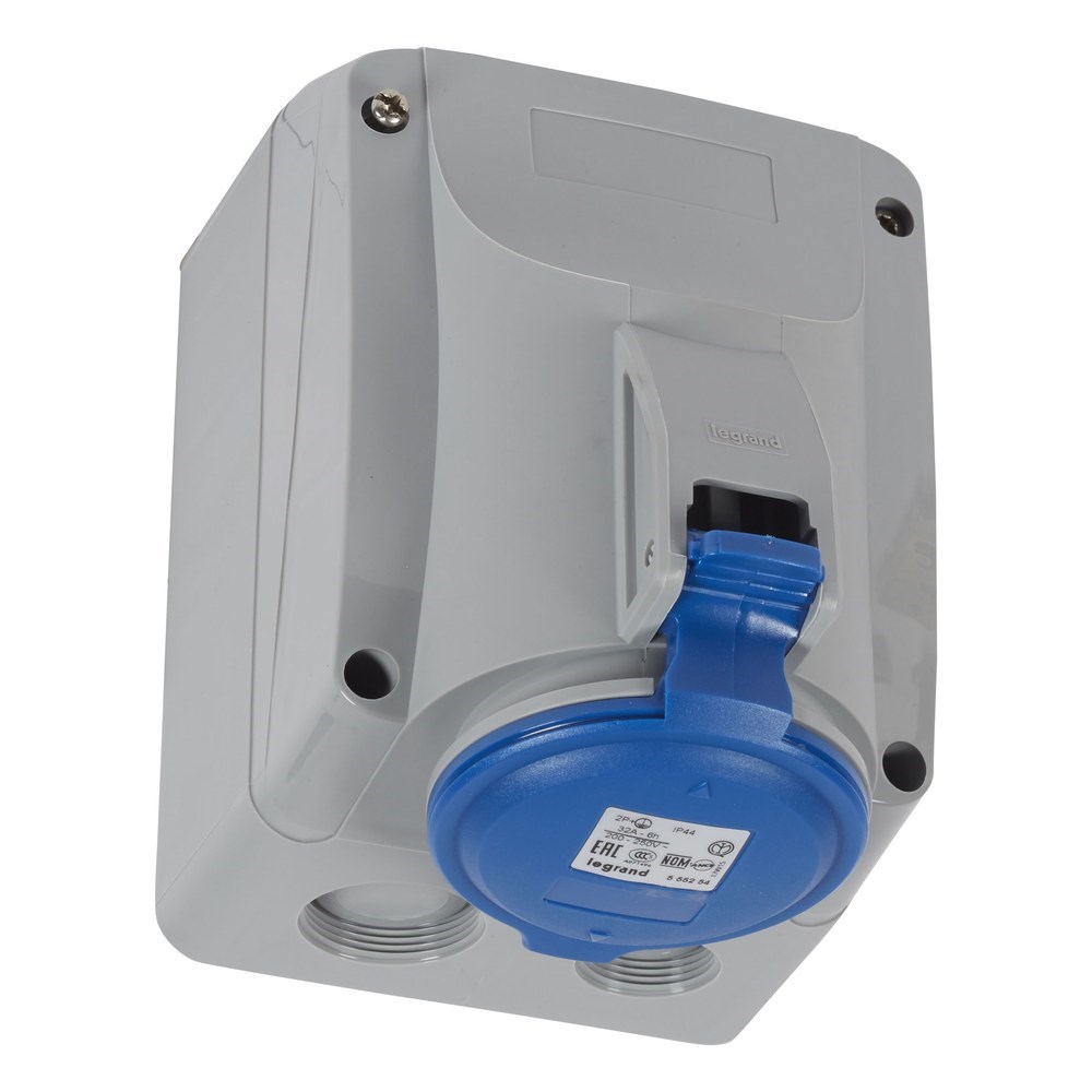 LEGRAND 555254Legrand P17 Tempra Pro duvar prizi, 230 V, 32A, 2P+T - IP44Legrand P17 Tempra Pro duvar prizi, 230 V, 32A, 2P+T - IP44{ubercoelektromarket}