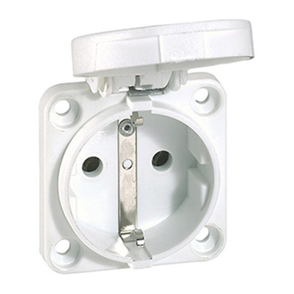 LEGRAND 057675Legrand Boşluk kapağı üzerine montaj mavi 16A 250V pano tipi şebeke prizi 50x50mm ebatLegrand Pano Tipi Priz Çocuk Korumalı - 230V 16A - Mavi{ubercoelektromarket}