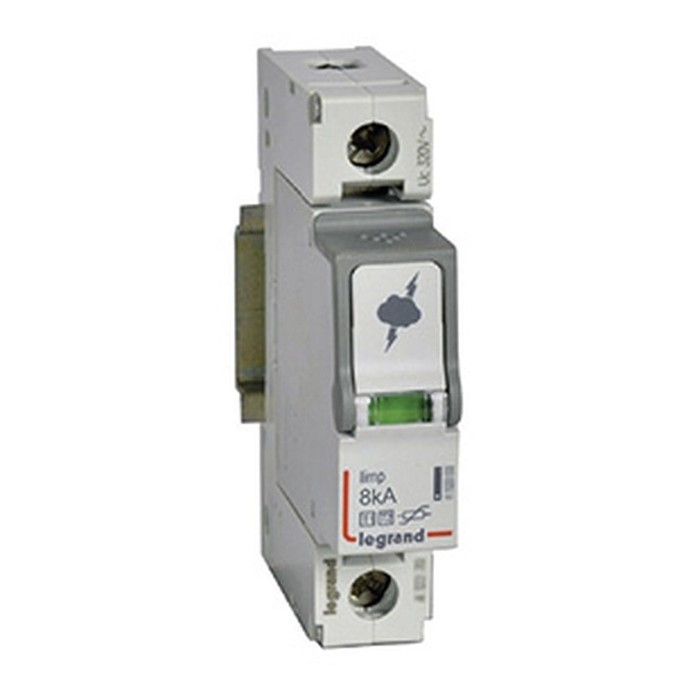 LEGRAND 412250Legrand Parafudr - Ana Dağıtım Pano - T1+T2 - Kutup: 1K - I total(kA) 10/350: 8 kA - Up: 1,5kV - Uc: 320V~Legrand Parafudr - Ana Dağıtım Pano - T1+T2 - Kutup: 1K - I{ubercoelektromarket}