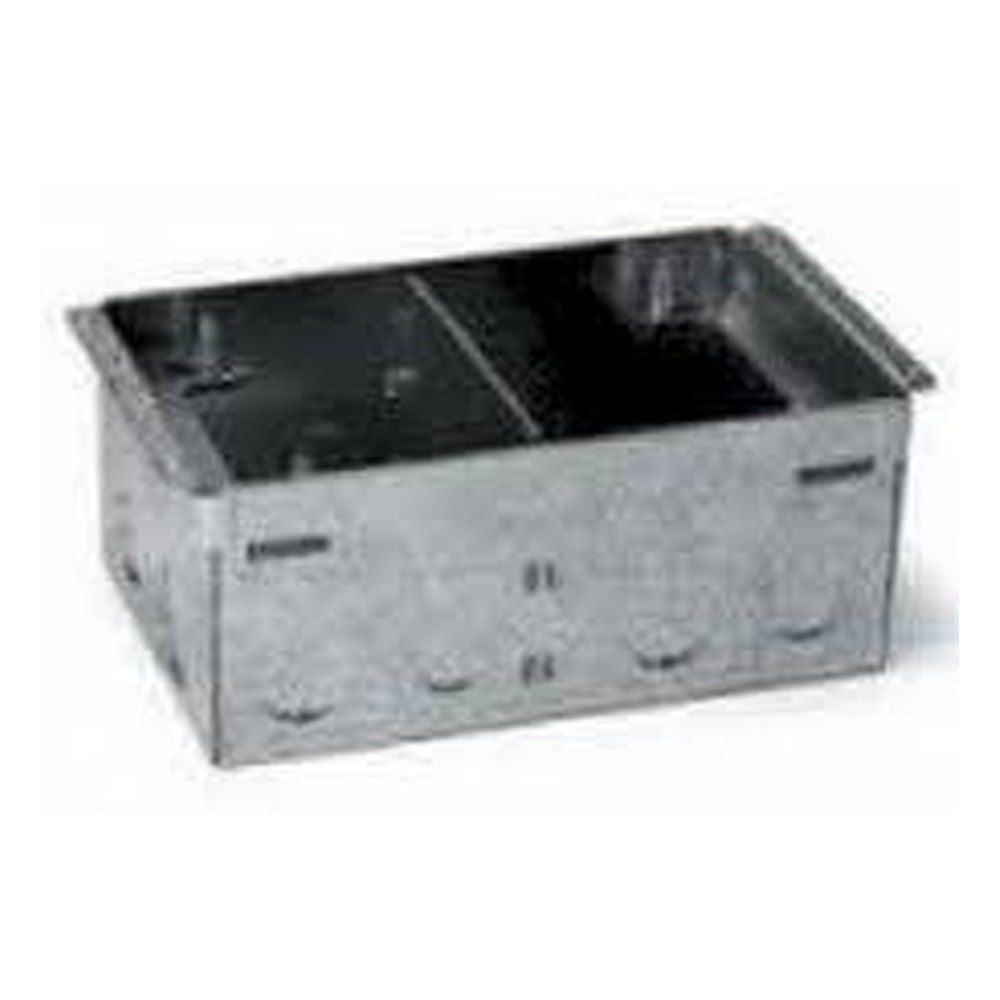 LEGRAND 054003Legrand 8 (2x4) modül Donatılabilir masa veya döşeme altı buat için şap altı metal buatLegrand Pop-up Şap Altı Beton Zemin Döşeme Altı Buat{ubercoelektromarket}