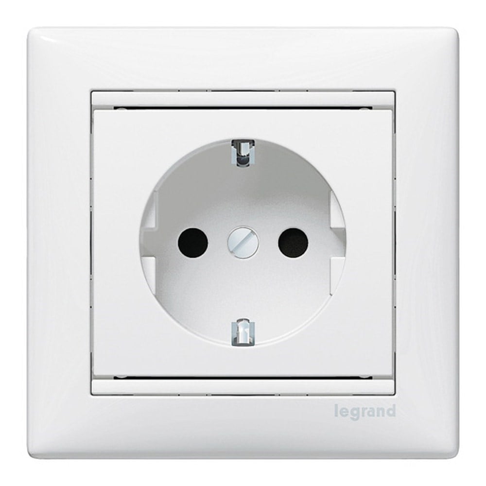 LEGRAND 774421Legrand Prizler - Çocuk korumalı topraklı priz - Beyaz (7 744 21)Legrand Prizler - Çocuk korumalı topraklı priz - Beyaz{ubercoelektromarket}
