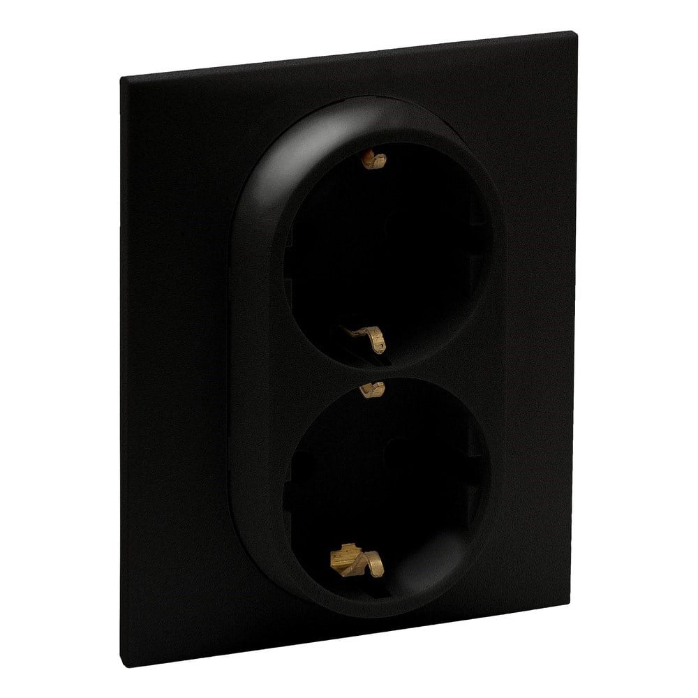LEGRAND 768616Legrand Prizler - İkili topraklı priz - SiyahLegrand Prizler - İkili topraklı priz - Siyah{ubercoelektromarket}
