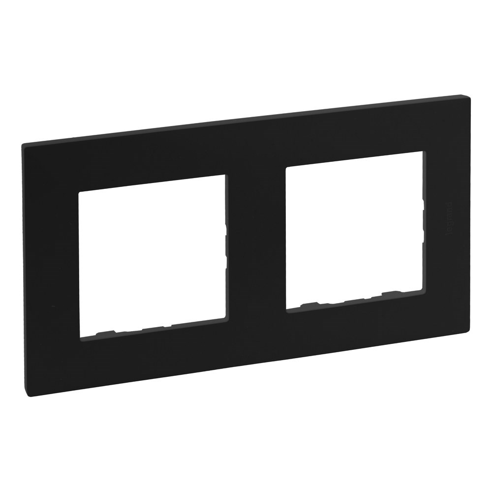 LEGRAND 768672Legrand Renkli Çerçeveler - İkili - SiyahLegrand Renkli Çerçeveler - İkili - Siyah{ubercoelektromarket}