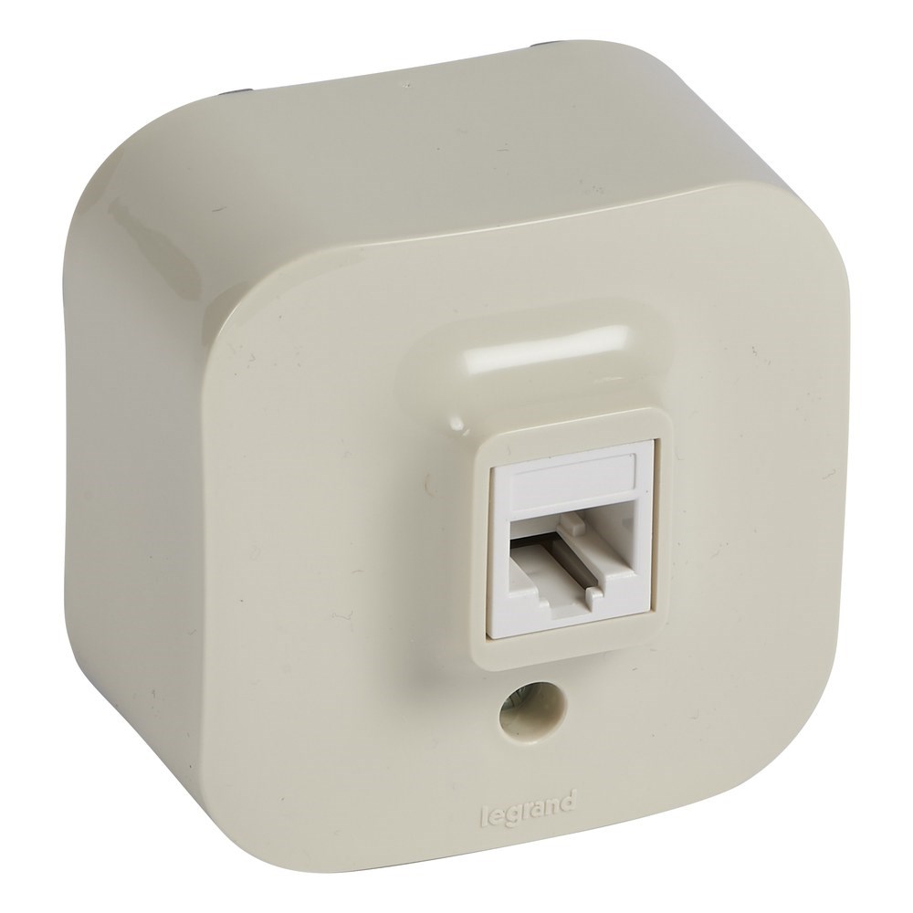 LEGRAND 782444Legrand Forix IP21 serisi sıva üstü bej RJ11 telefon priziLegrand RJ11 - 1 çıkış - Bej{ubercoelektromarket}