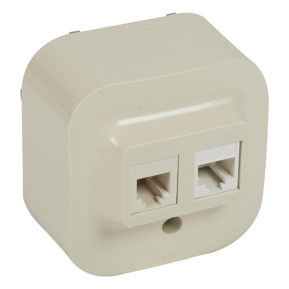 LEGRAND 782451Legrand Forix bej RJ11 ve RJ45 cat5e çıkışlı data priziLegrand RJ11+RJ45 Cat5e - Bej{ubercoelektromarket}