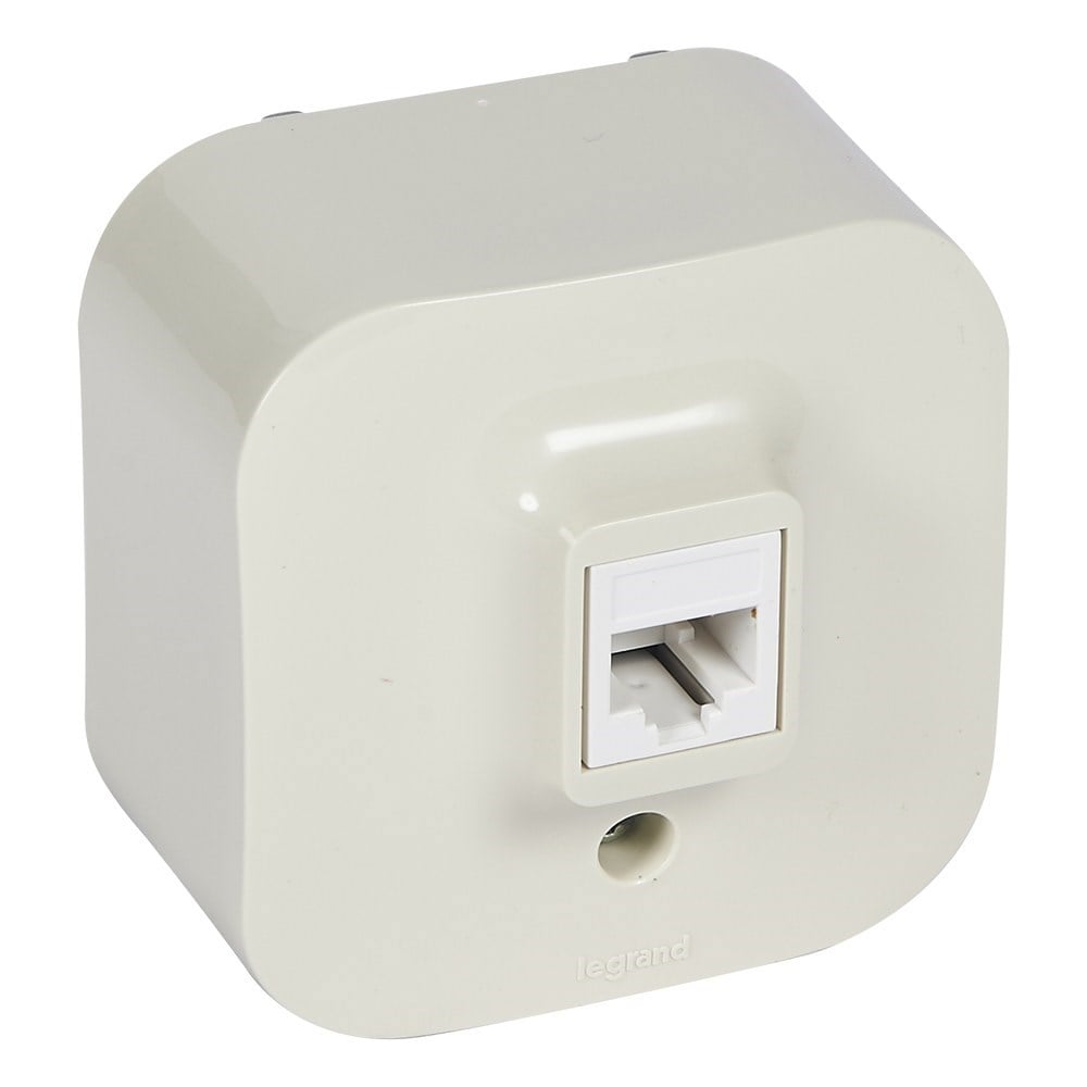 LEGRAND 782454Legrand Forix IP21 serisi sıva üstü bej RJ45 cat5e utp data priziLegrand RJ45 Cat5e UTP - 1 çıkış - Bej{ubercoelektromarket}