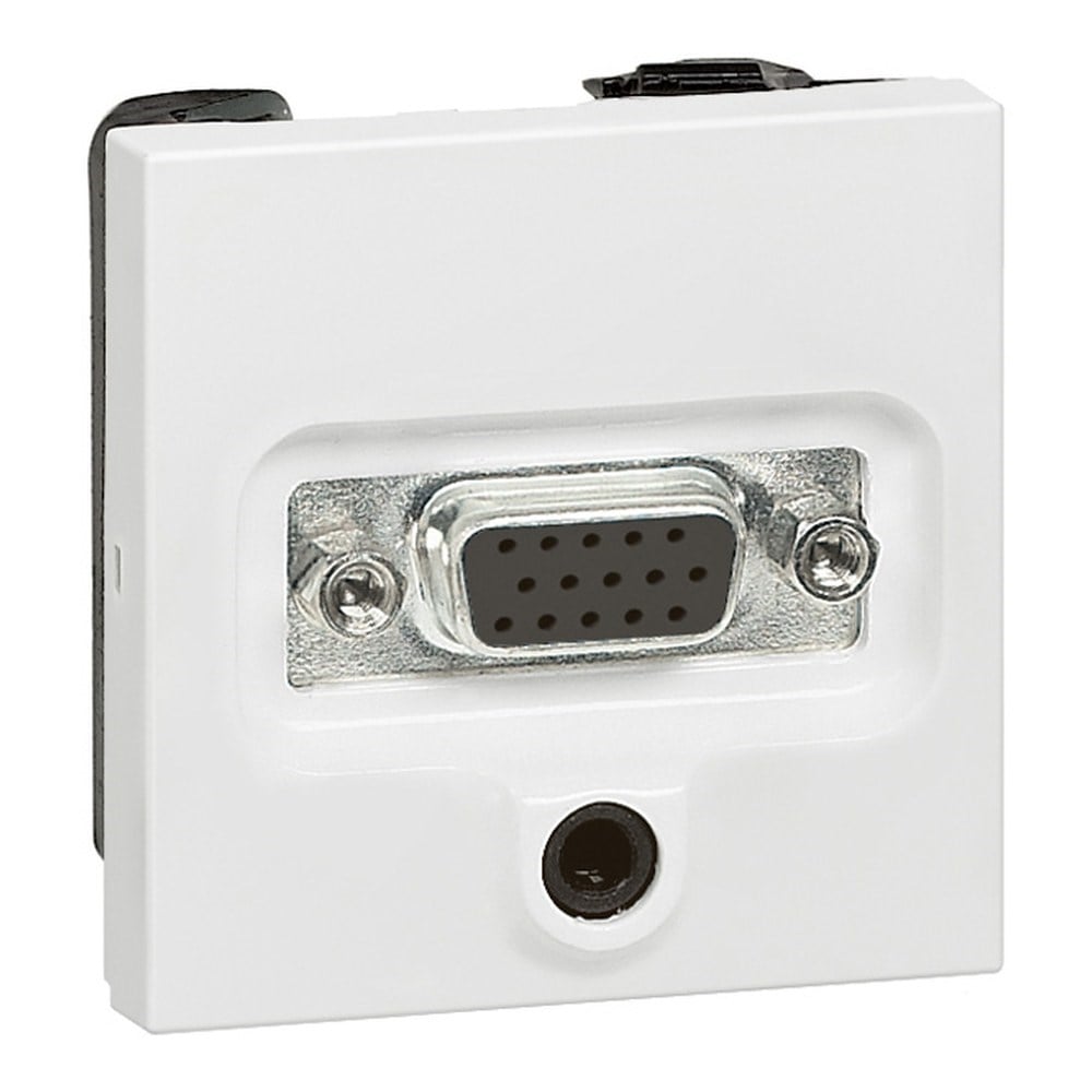 LEGRAND 078774Legrand Sistem Armada - Audıo-Vıdeo Priz - HD15 priz + 3,5mm jack - BeyazLegrand Sistem Armada - Audıo-Vıdeo Priz - HD15 priz + 3,5mm{ubercoelektromarket}