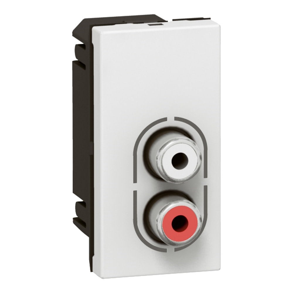 LEGRAND 078753Legrand Sistem Armada - Audıo-Vıdeo Priz - İkili RCA priz (audio için) - BeyazLegrand Sistem Armada - Audıo-Vıdeo Priz - İkili RCA priz{ubercoelektromarket}