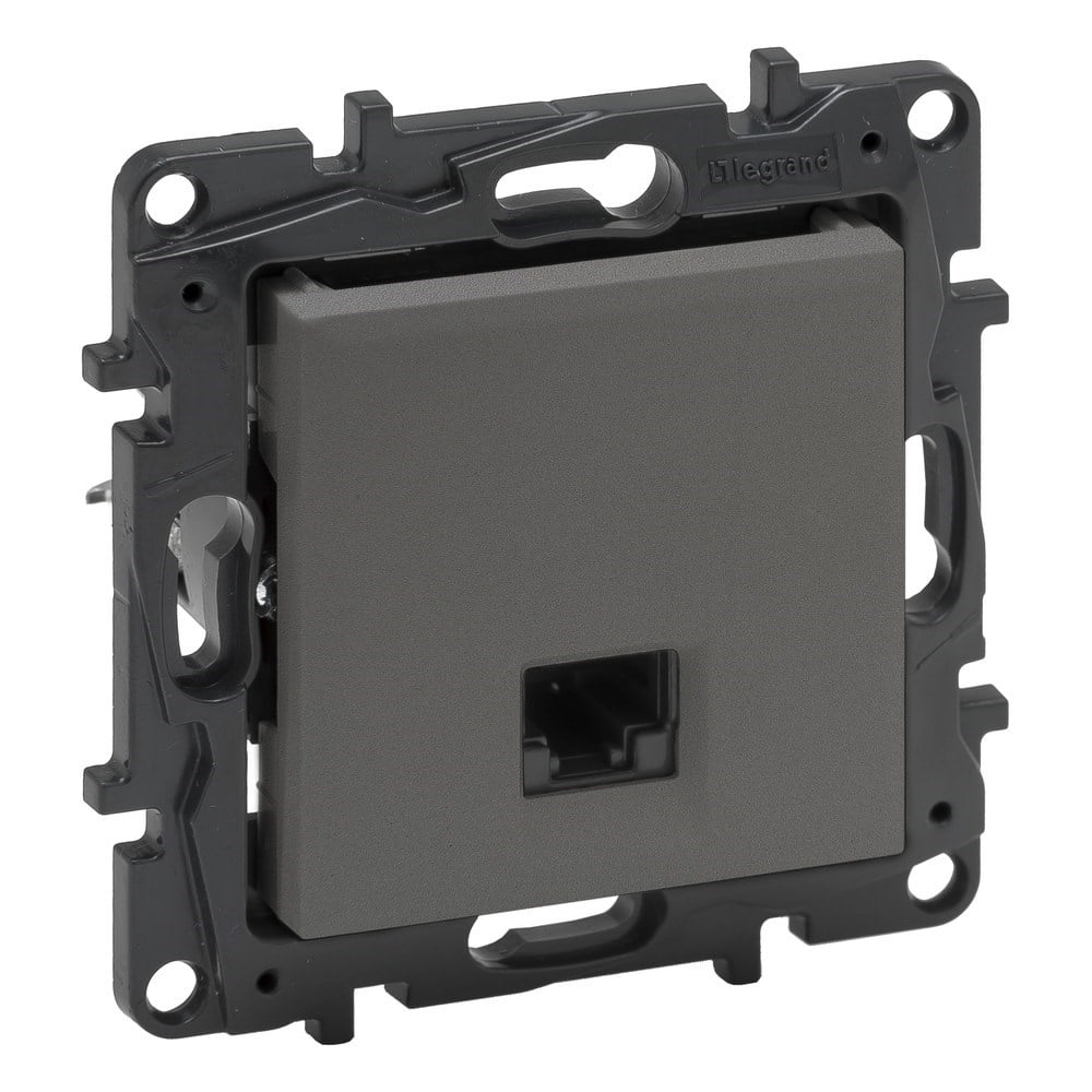 LEGRAND 768838Legrand Telefon ve Data Prizleri - RJ45 priz, Cat5 UTP - TitanyumLegrand Telefon ve Data Prizleri - RJ45 priz, Cat5 UTP{ubercoelektromarket}