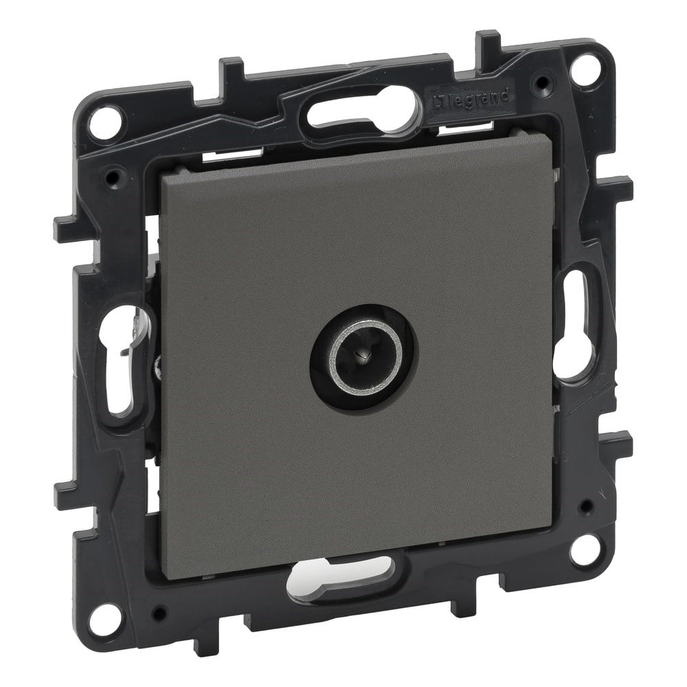LEGRAND 768826Legrand TV ve TV/SAT Prizleri - TV prizi sonlu 5 dB - TitanyumLegrand TV ve TV-SAT Prizleri - TV prizi sonlu 5 dB{ubercoelektromarket}