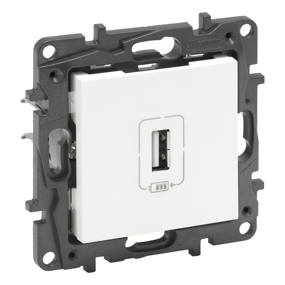 LEGRAND 768197Legrand USB Şarj Prizi - Tekli USB şarj prizi, 1100mA - BeyazLegrand USB Şarj Prizi - Tekli USB şarj prizi, 1100mA{ubercoelektromarket}