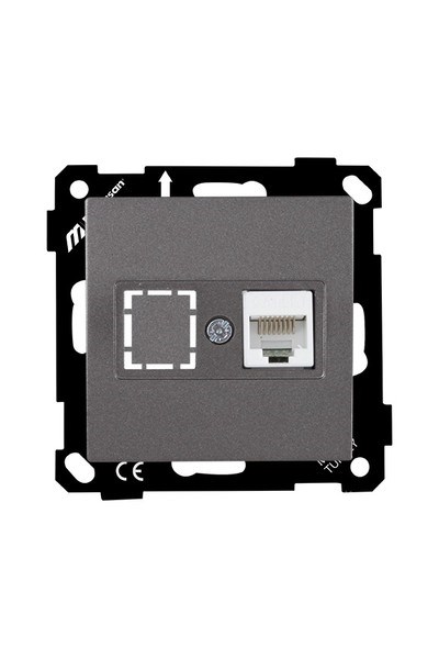 2270 136 0195Mutlusan Elitra Plus Mek+Tuş Data Prizi 1*Rj45 (Cat5E) - FümeMutlusan Elitra Plus Mek+Tuş Data Prizi 1*Rj45 - Füme{ubercoelektromarket}