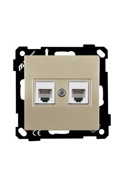 2270 126 0190Mutlusan Elitra Plus Mek+Tuş Telefon Prizi 2*Rj11 (Cat3) - SatenMutlusan Elitra Plus Mek+Tuş Telefon Prizi 2*Rj11 - Saten{ubercoelektromarket}