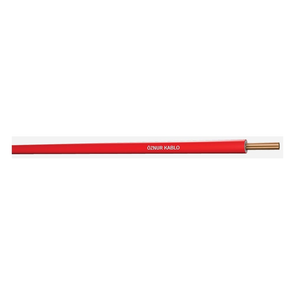 OZN-NYA(1x6mm²)-HF-KRZÖznur NYA (H07Z1-U) HFFR 1x6mm² Kırmızı KabloÖznur NYA (H07Z1-U) HFFR 1x6mm² Kırmızı Kablo{ubercoelektromarket}