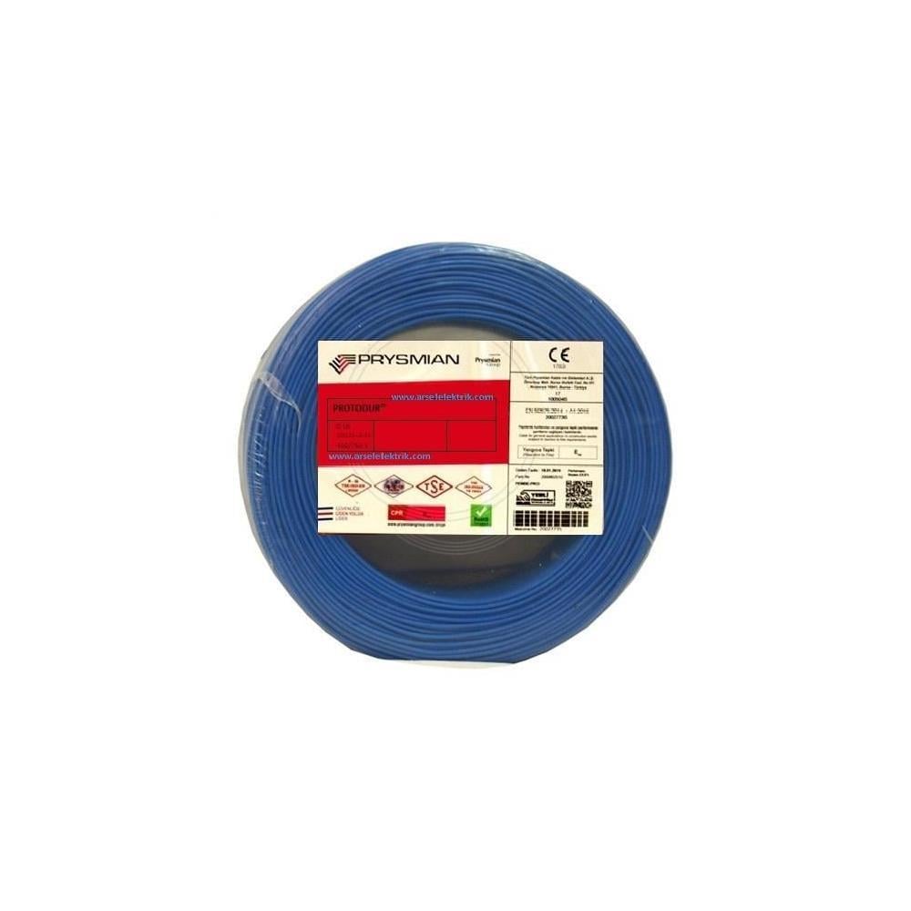 Prysmian 20028247 NYAF 1x0.75mm² Mavi Renk Kablo