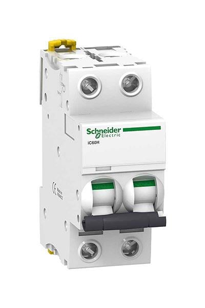Schneider A9F84225 İC60H 2P 25A C Tipi Minyatür Otomatik Sigorta