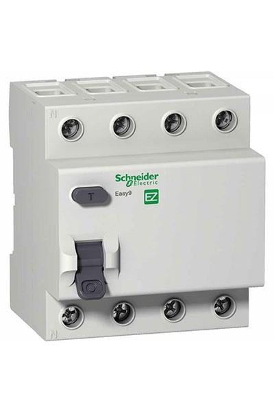 Schneider EZ9R63425 EASY9 Serisi 4x25A 300mA Kaçak Akım Rölesi