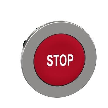 Schneider Stop İşaretli Kırmızı Buton Başlığı ZB4FA434