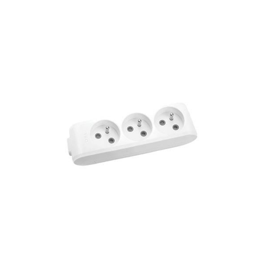 Viko 3'lü Multi-Let  UPS Topraklı Klemensli Çocuk Korumalı Priz 90110300