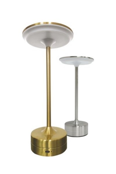 CT-8438SCata CT-8438 Toronto Şarjlı 3 Renk Dokunmatik Masa Lambası Silver{ubercoelektromarket}