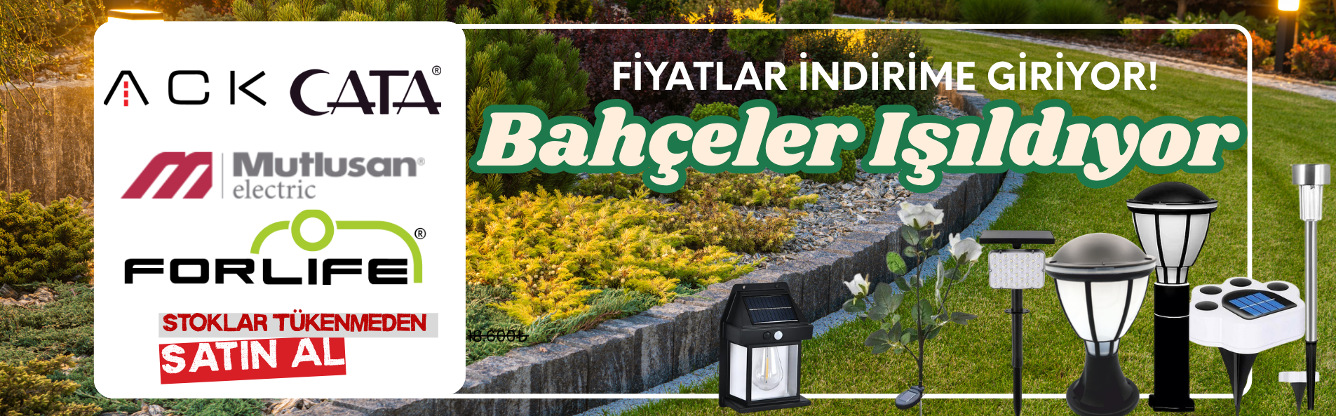 Bahçe, villa ve site çevreleri için dekoratif LED dış mekan aydınlatma ürünleri