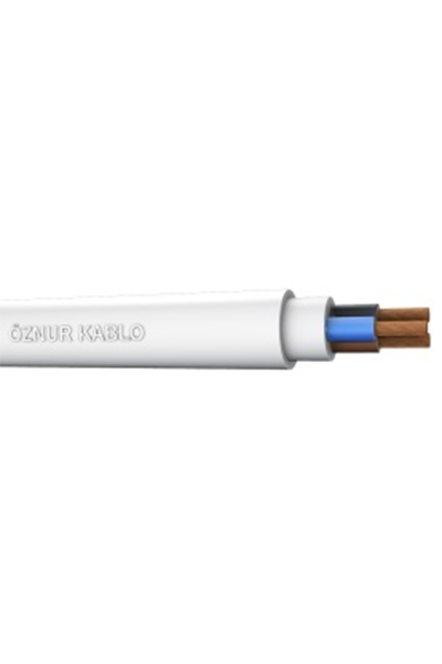 OZN-TTR(2x4mm²)-BYZÖznur TTR 2x4mm² Beyaz Renk Kablo