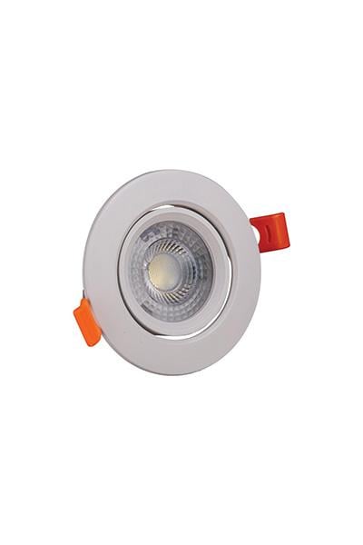 FL-2067BForlife FL-2067 6500K Beyaz 5W Beyaz Kasa Mercekli Cob Led Armatür