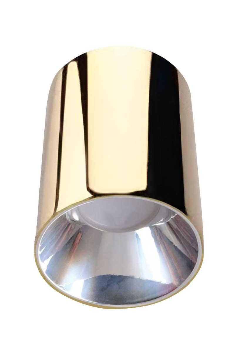 ACK AH12-08556 Parlak Krom Reflektör Altın Kasa Sıva Üstü Dekoratif Armatür