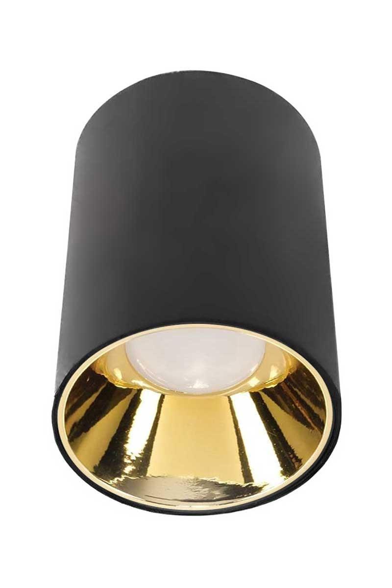 ACK AH12-08561 Parlak Gold Reflektör Siyah Kasa Sıva Üstü Dekoratif Armatür