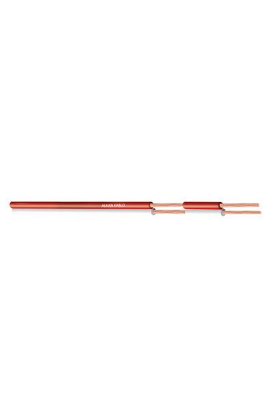 ALKAN H03VH-H 2X 0,75 MM YASSI SİYAH KORDON 50 MT
