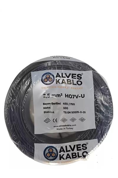 Alves 2,5mm NYA Kablo Siyah