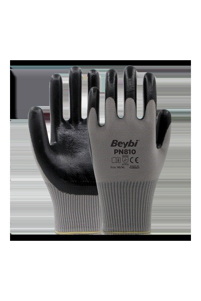 DEJSV245 9-CT-SRBeybi PN810 Polyester Örme Nitril Eldiven NO: 9 - Çift - SarıBeybi PN810 Polyester Örme Nitril Eldiven NO: 9 - Çift - Sarı{ubercoelektromarket}