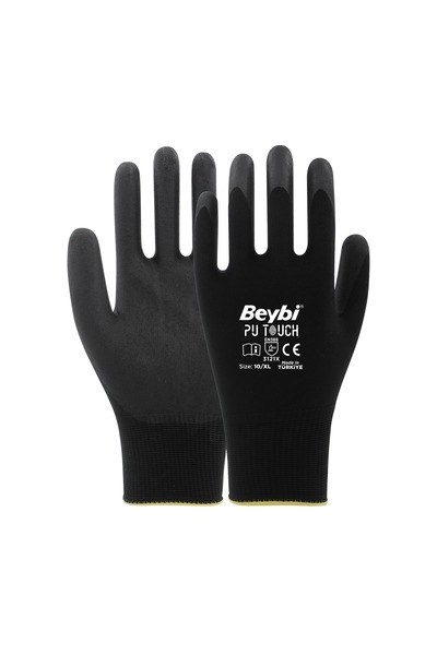 BFHMNRYZ 8-CTBeybi Pu Touch Poliüretan Kaplı Polyester Örme Eldiven NO: 8 - ÇiftBeybi Pu Touch Poliüretan Kaplı Polyester Örme Eldiven NO: 8{ubercoelektromarket}